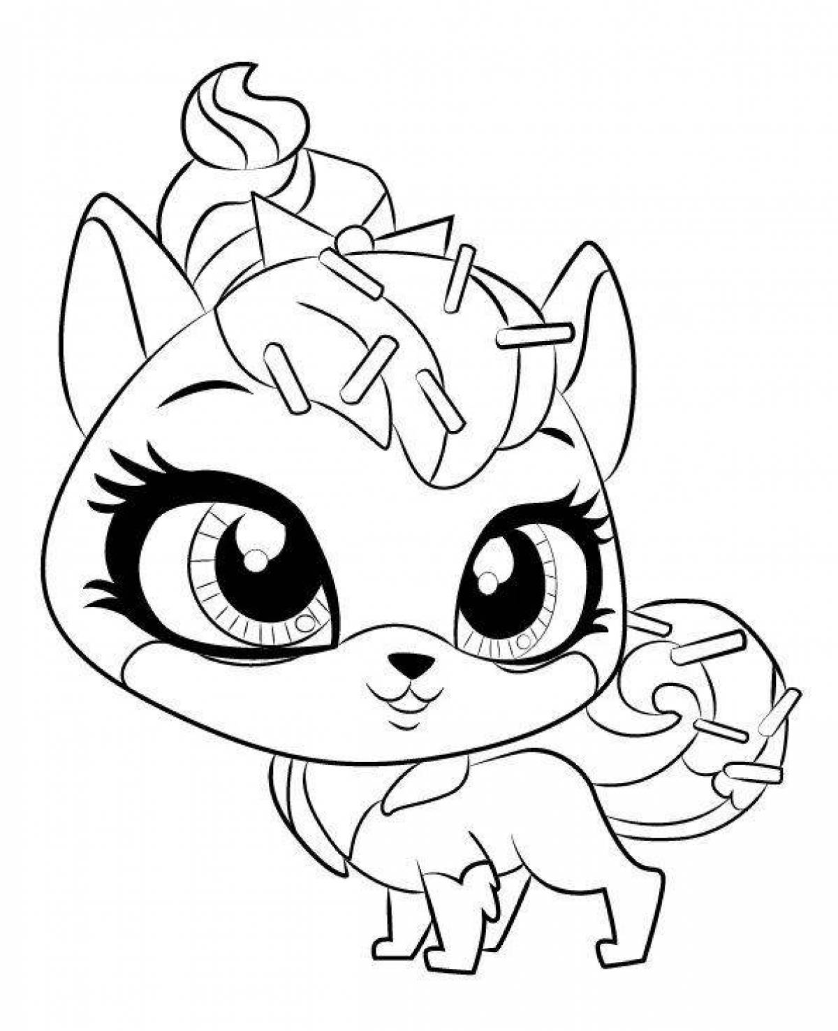 Comic lps coloring page