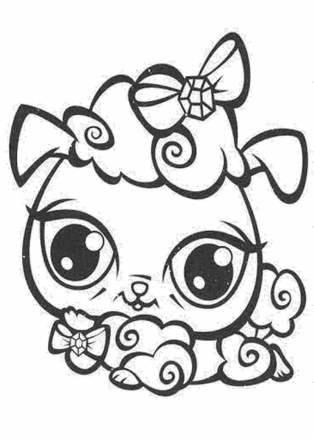 Cool lps coloring page