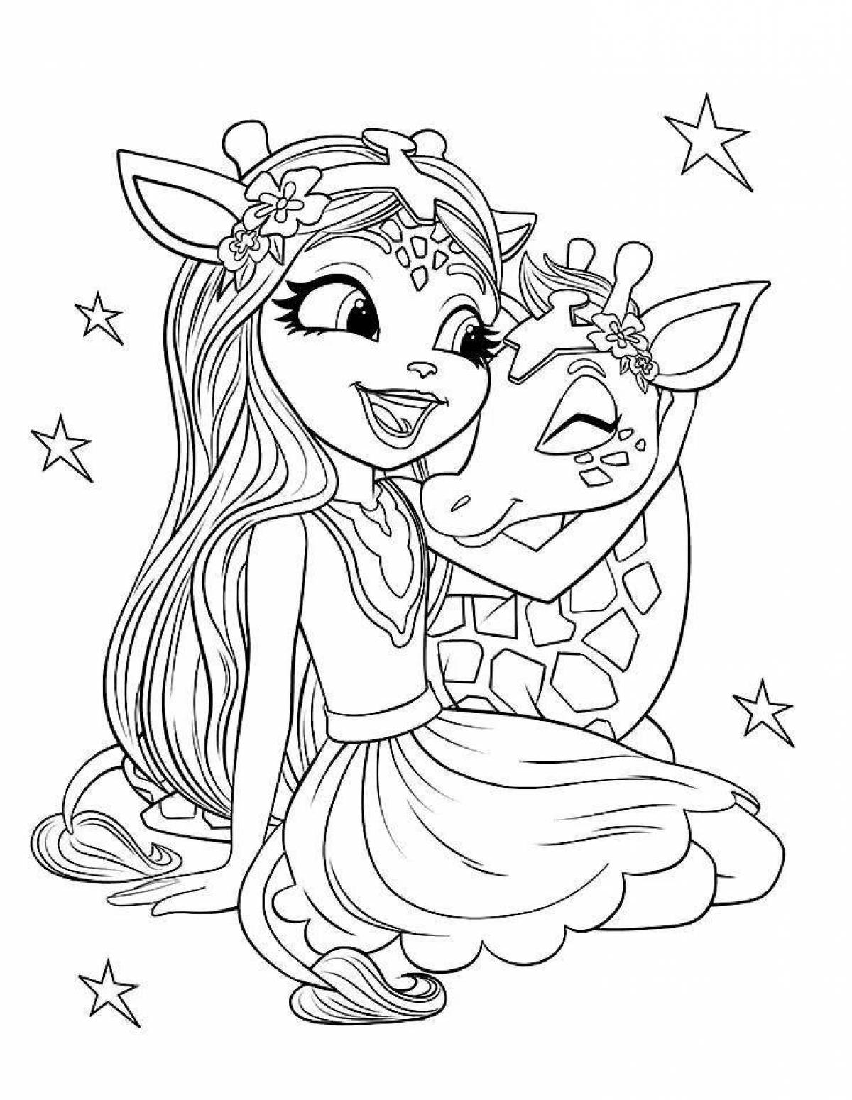 Glittering Enchantment Coloring Page