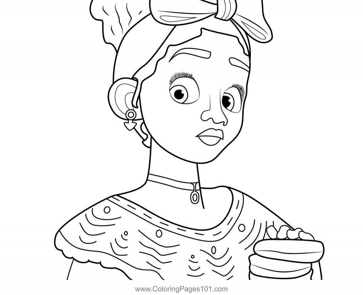 Color-joyful bruno coloring page