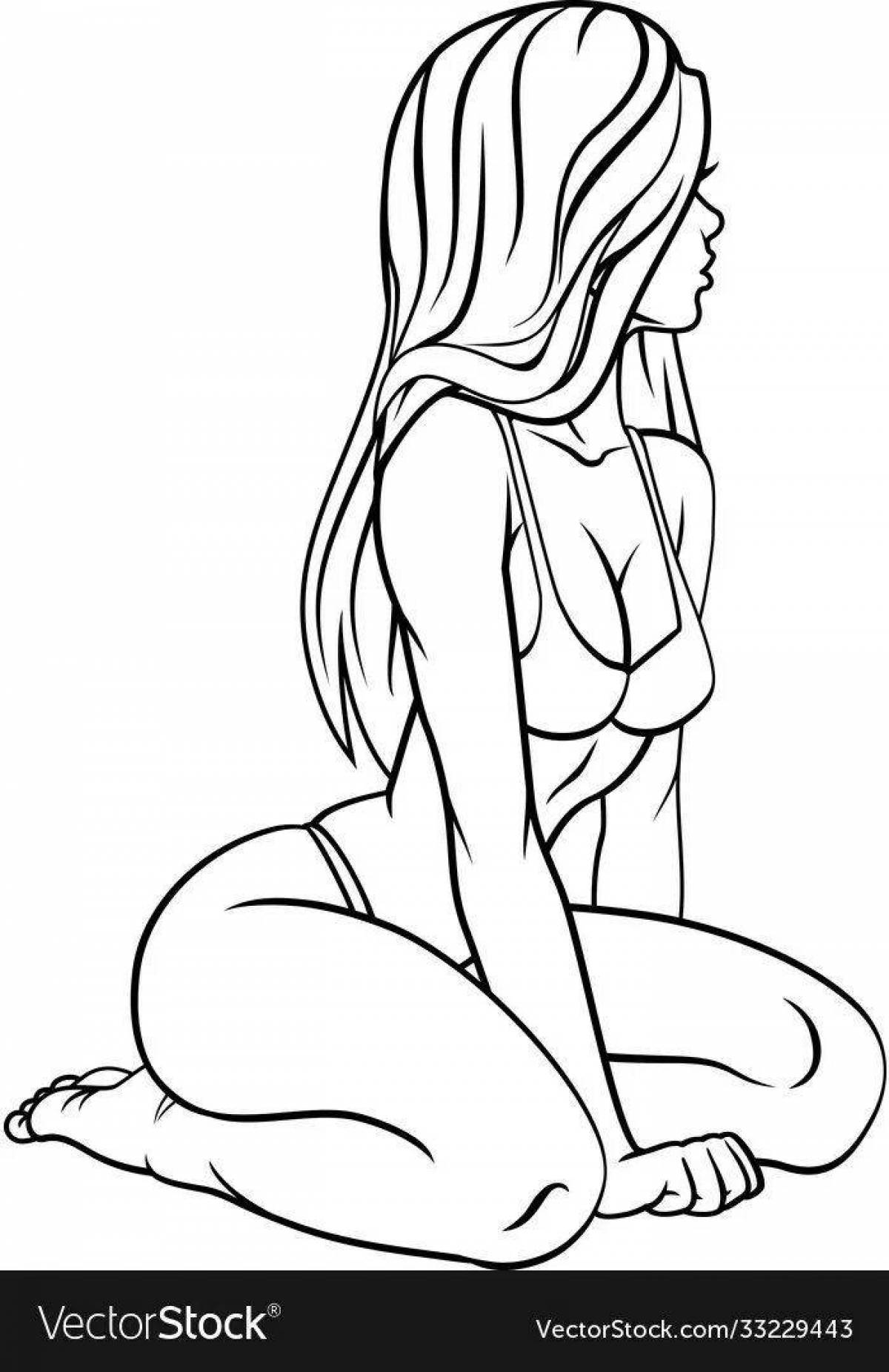 Live Nude Girls Coloring Pages