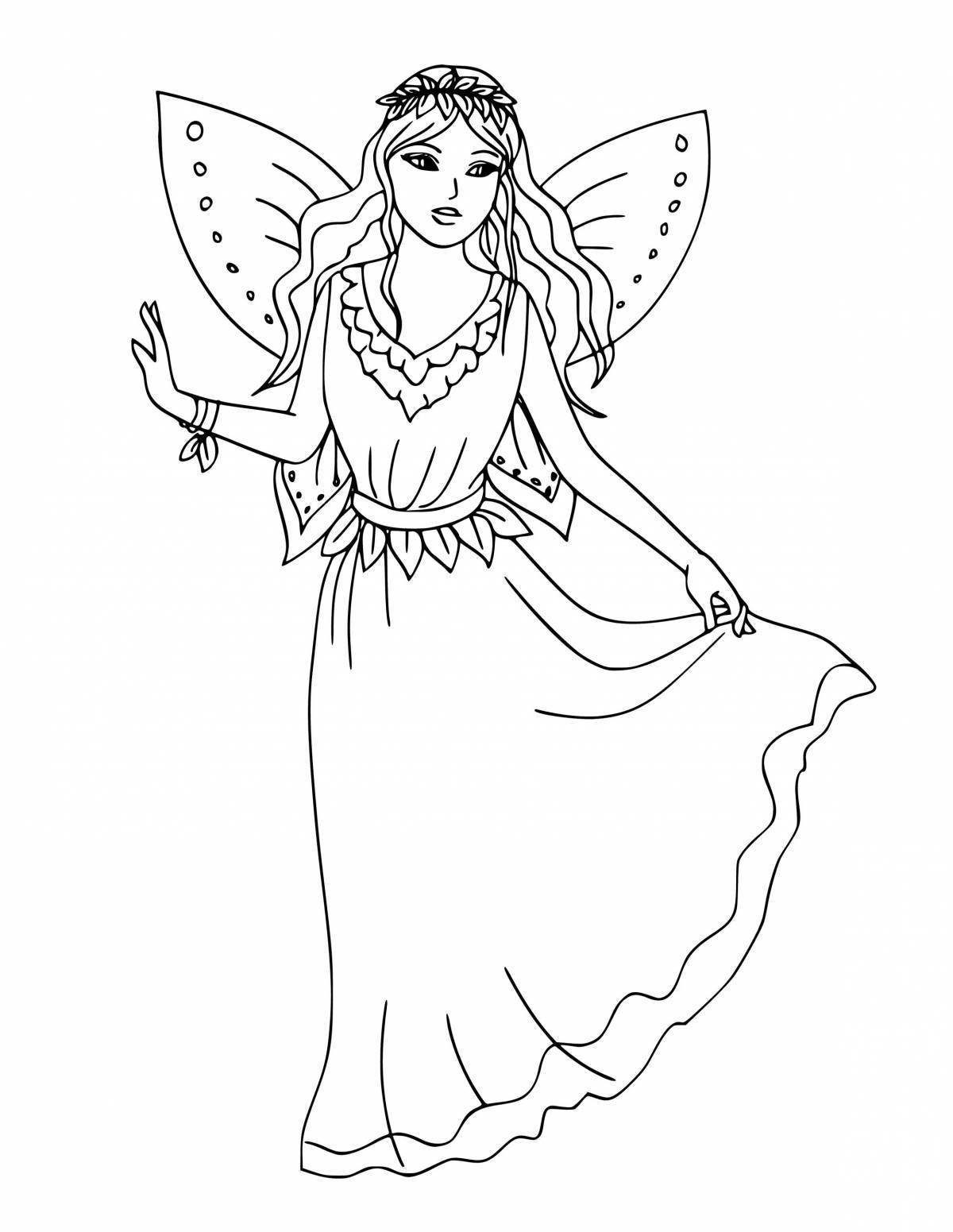 The incredible sorceress coloring book