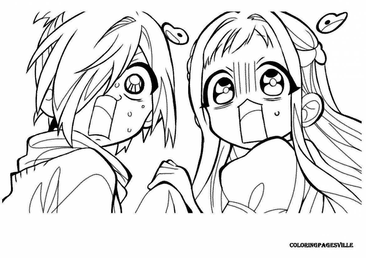 Hanako fun coloring