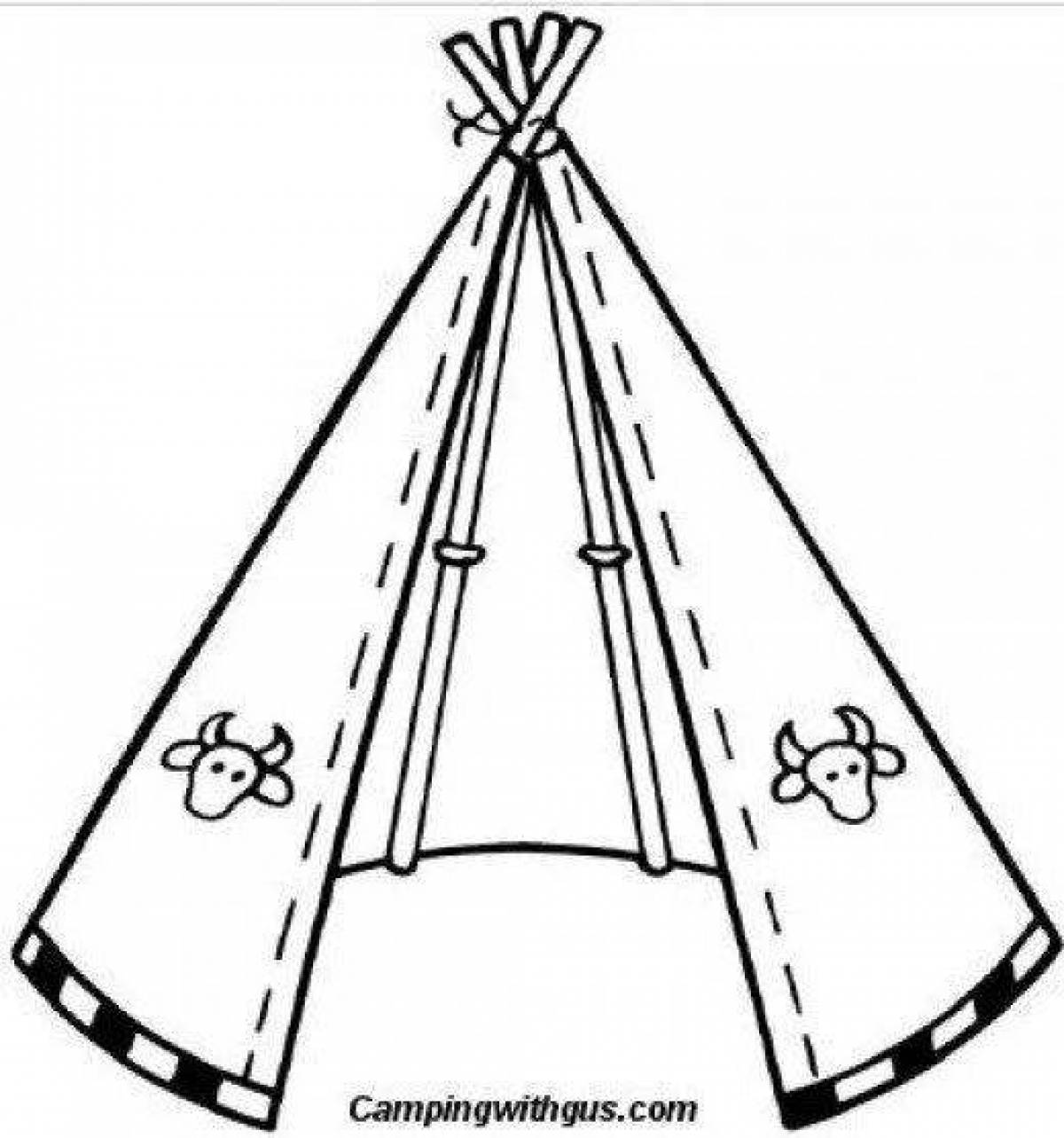 Раскраски Чума - 68 фото