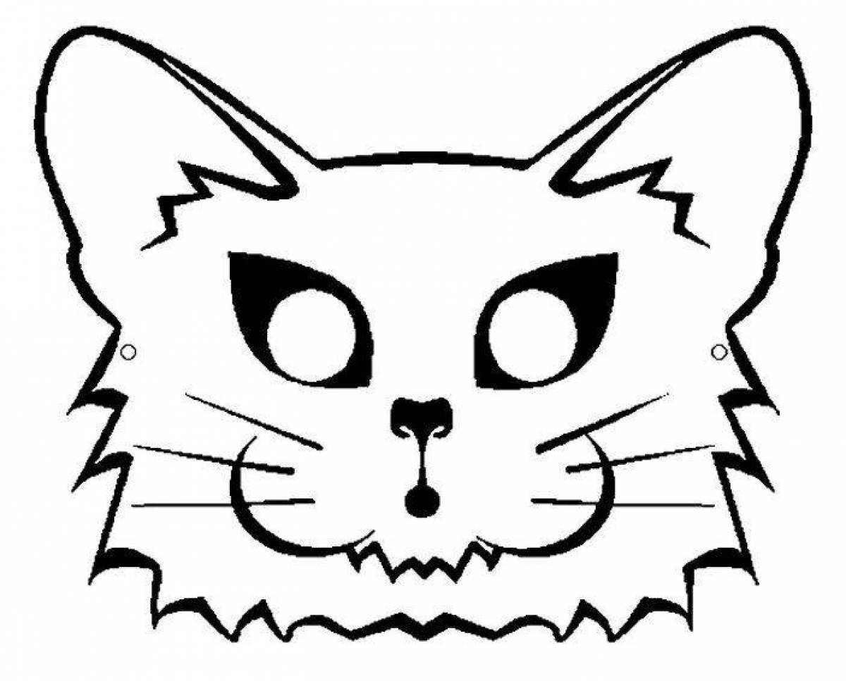 Мордочки кошек рисунки для печати