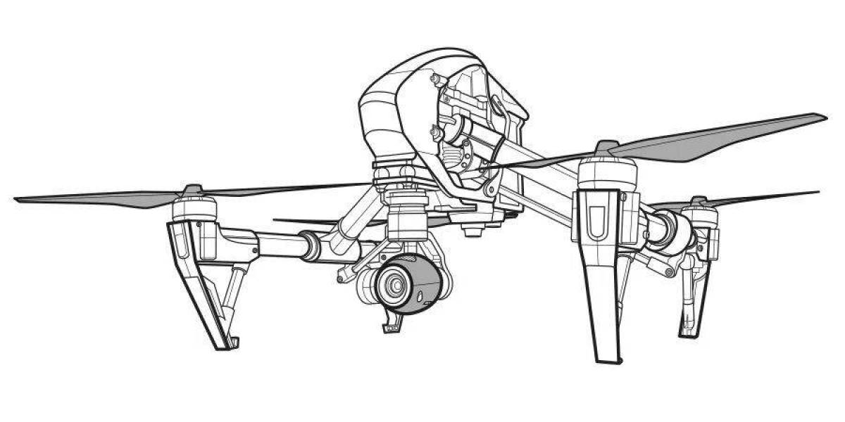 Quadcopter fun coloring page