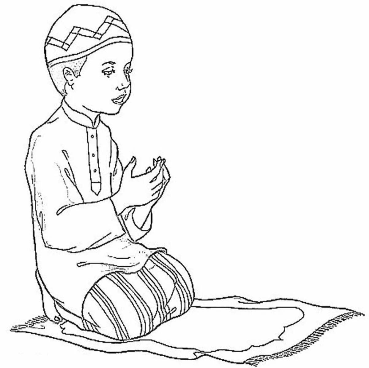 Fun islamic coloring book