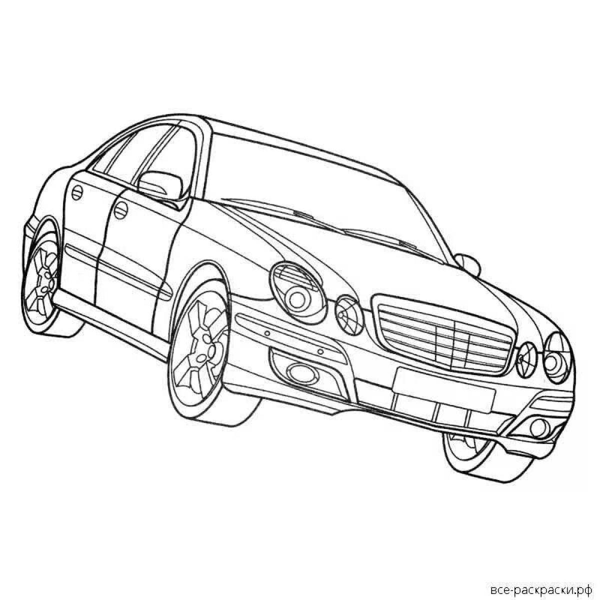 Coloring Pages Mercedes amg (26 pcs) - download or print for free #8107