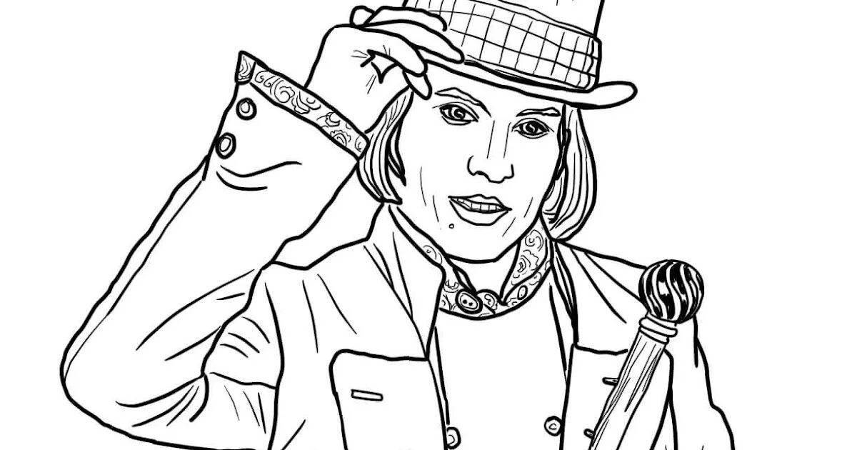 Willie Wonka coloring book