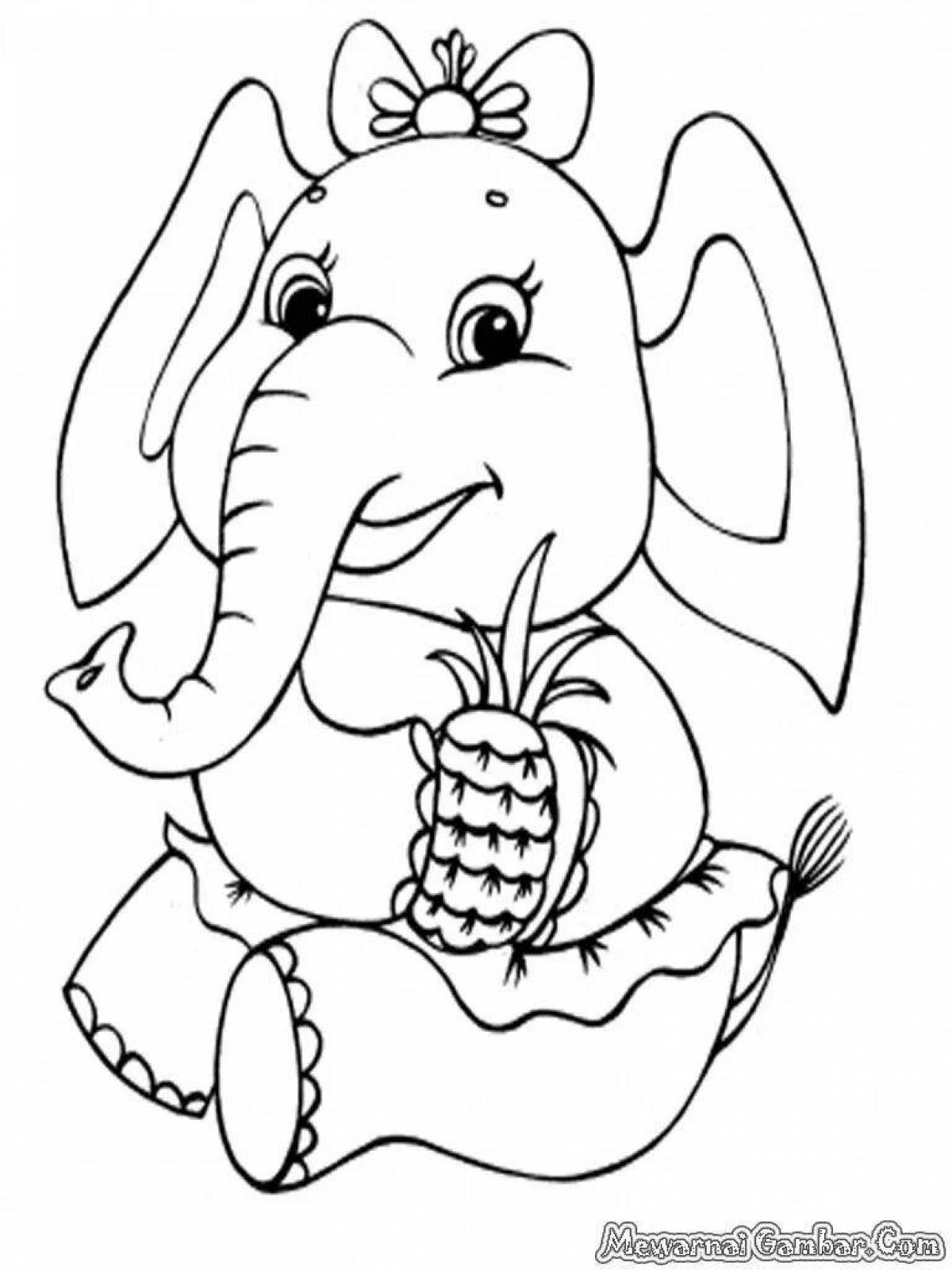 Gorgeous Chukovsky coloring page