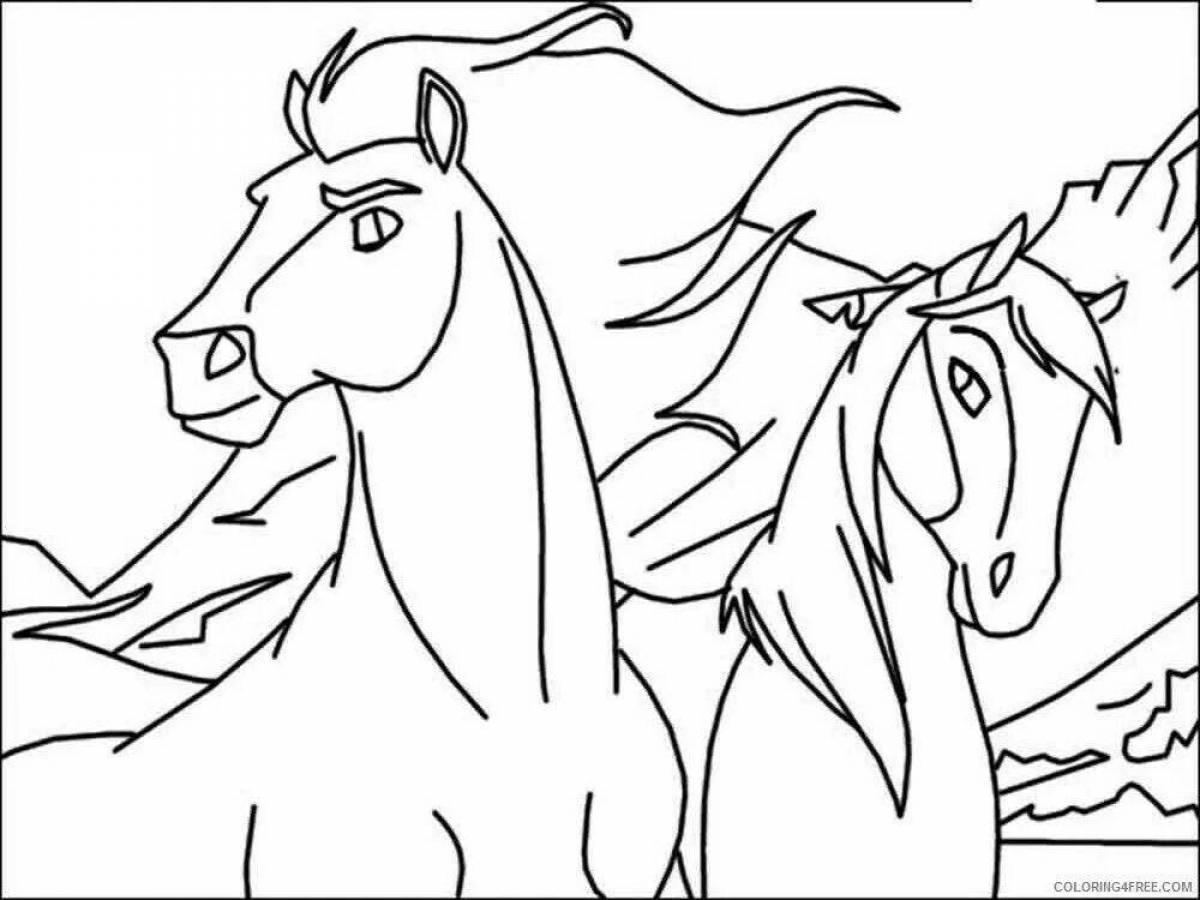 Awesome Coloring Page Spiritual Soul of the Prairie