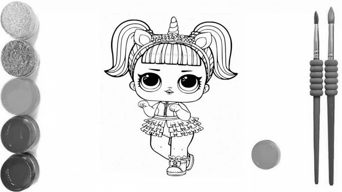 Photo Playful coloring lol doll game