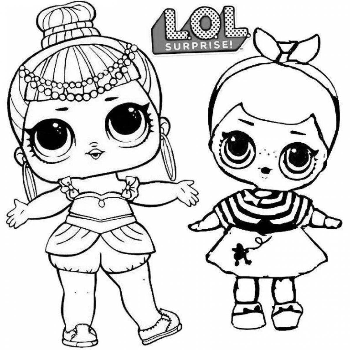Photo Sweet coloring lol doll game