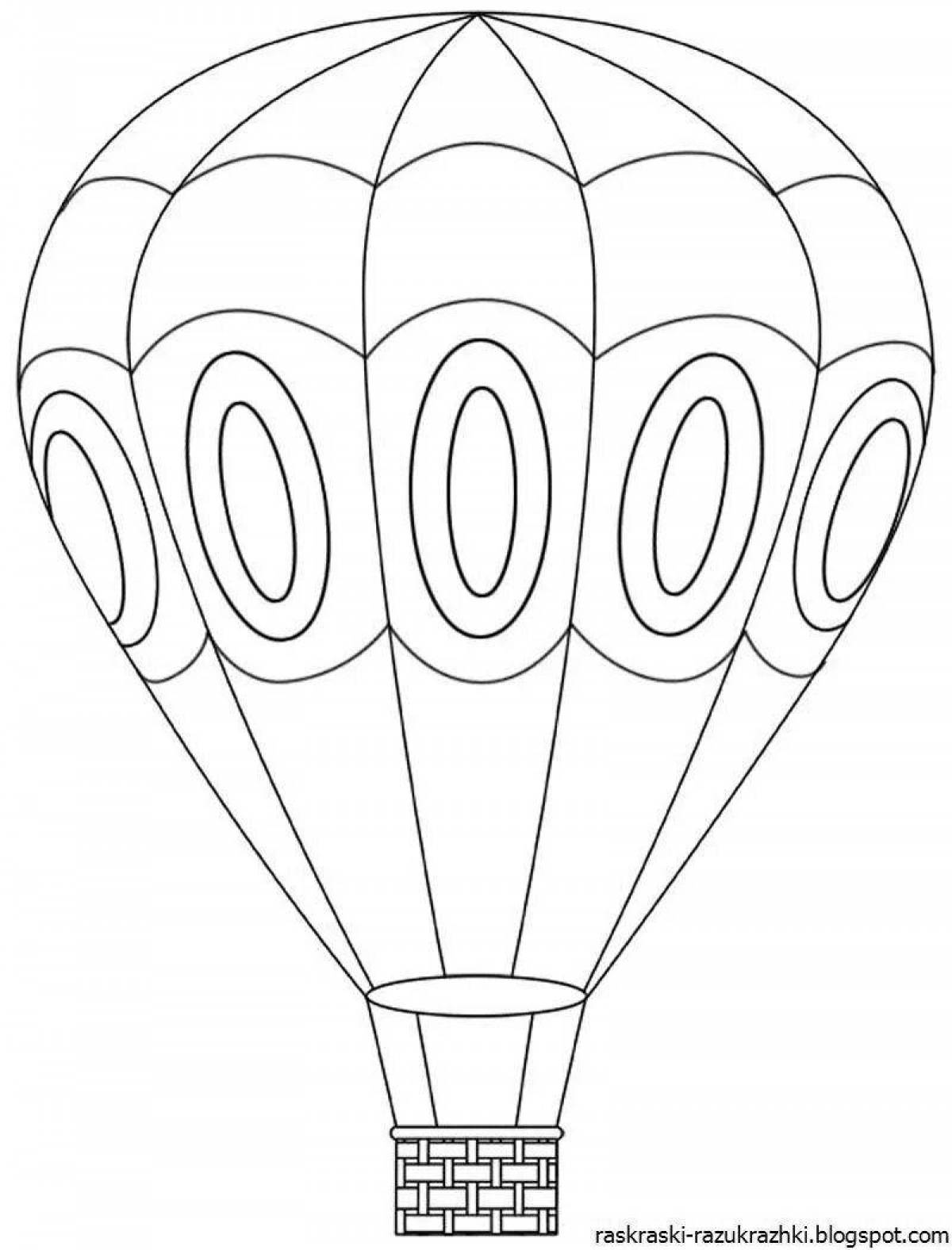 Воздушный шарик раскраска шаблон - 68 фото