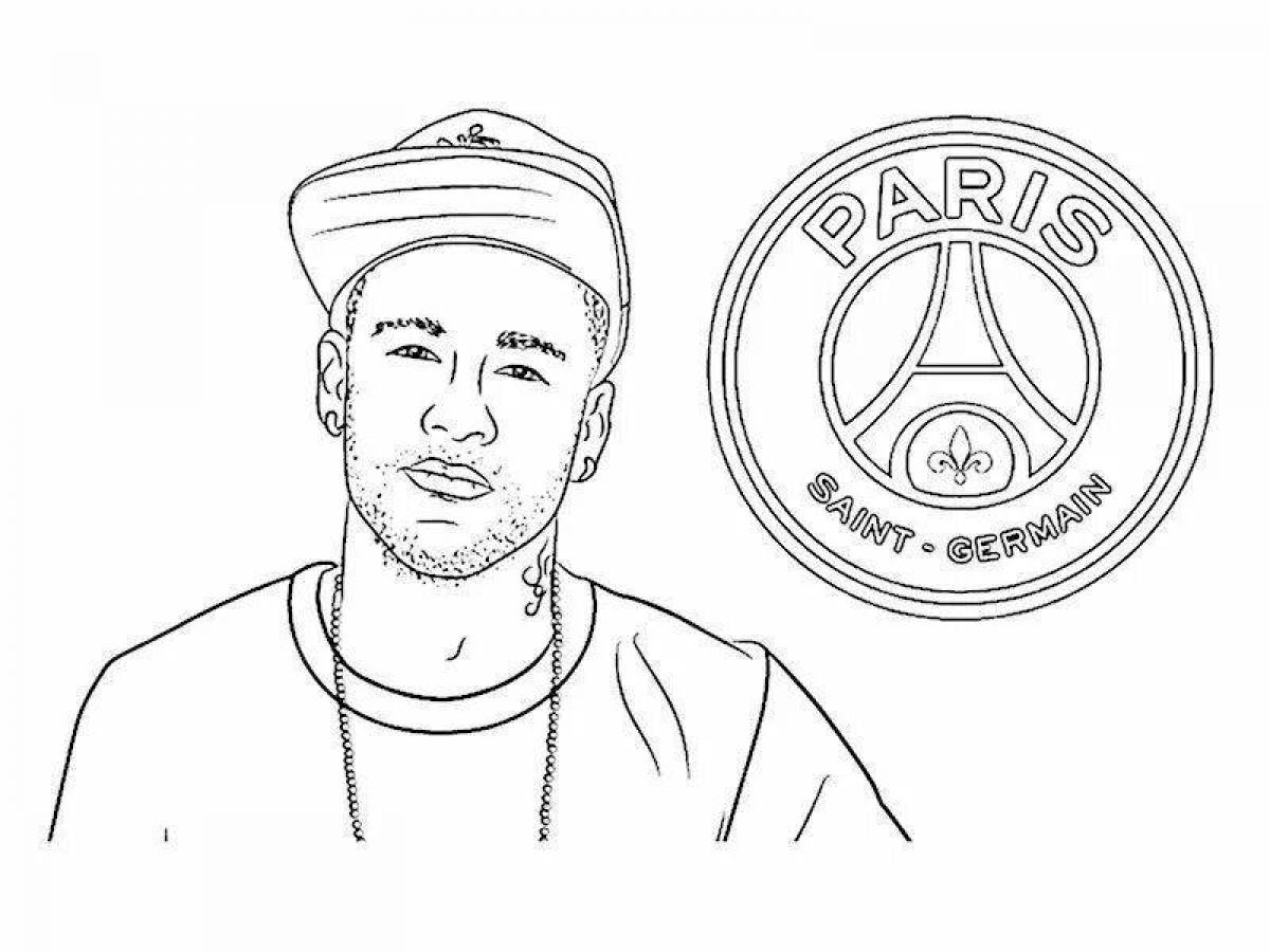 Neymar's funny coloring book