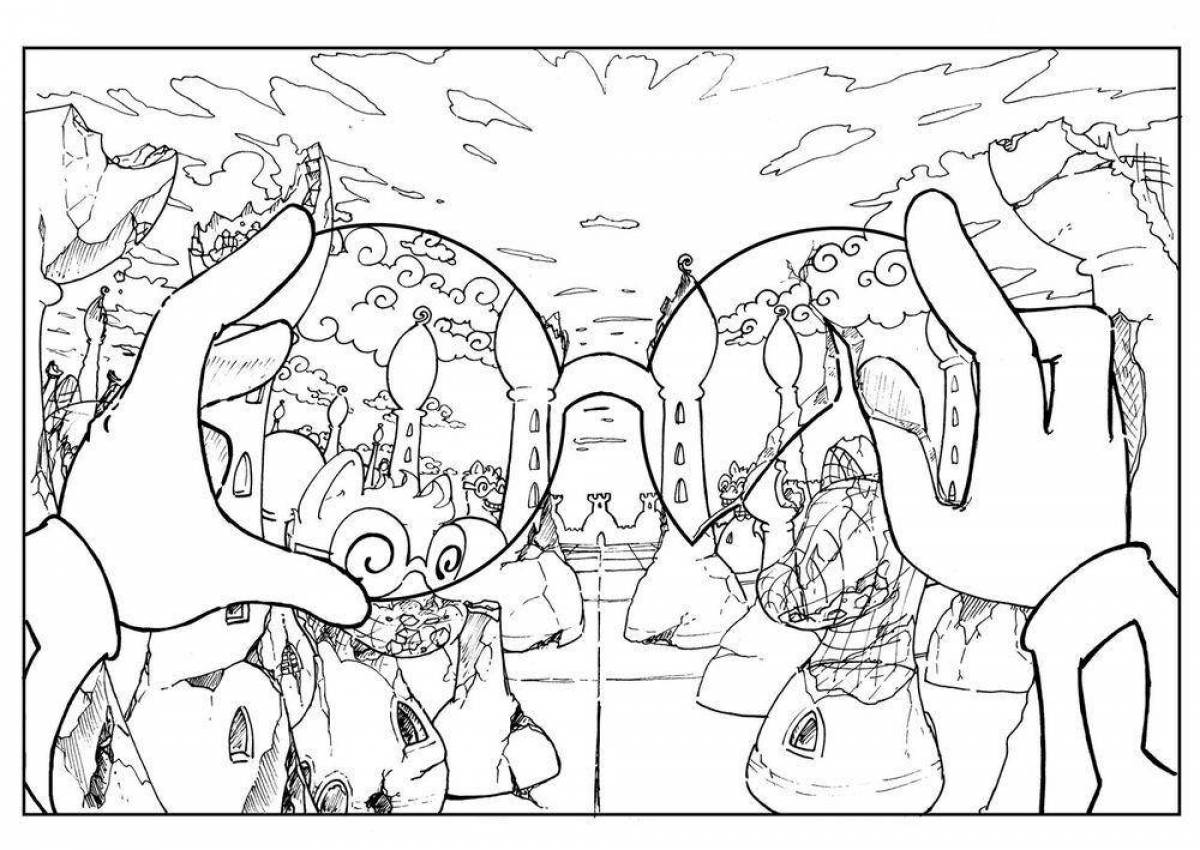 Shining coloring page 13