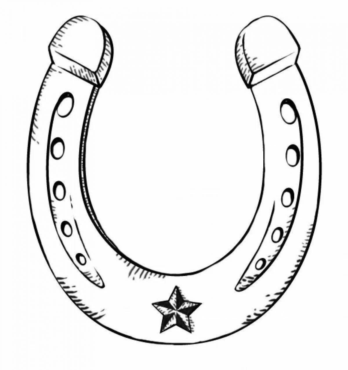 Gentle horseshoe coloring