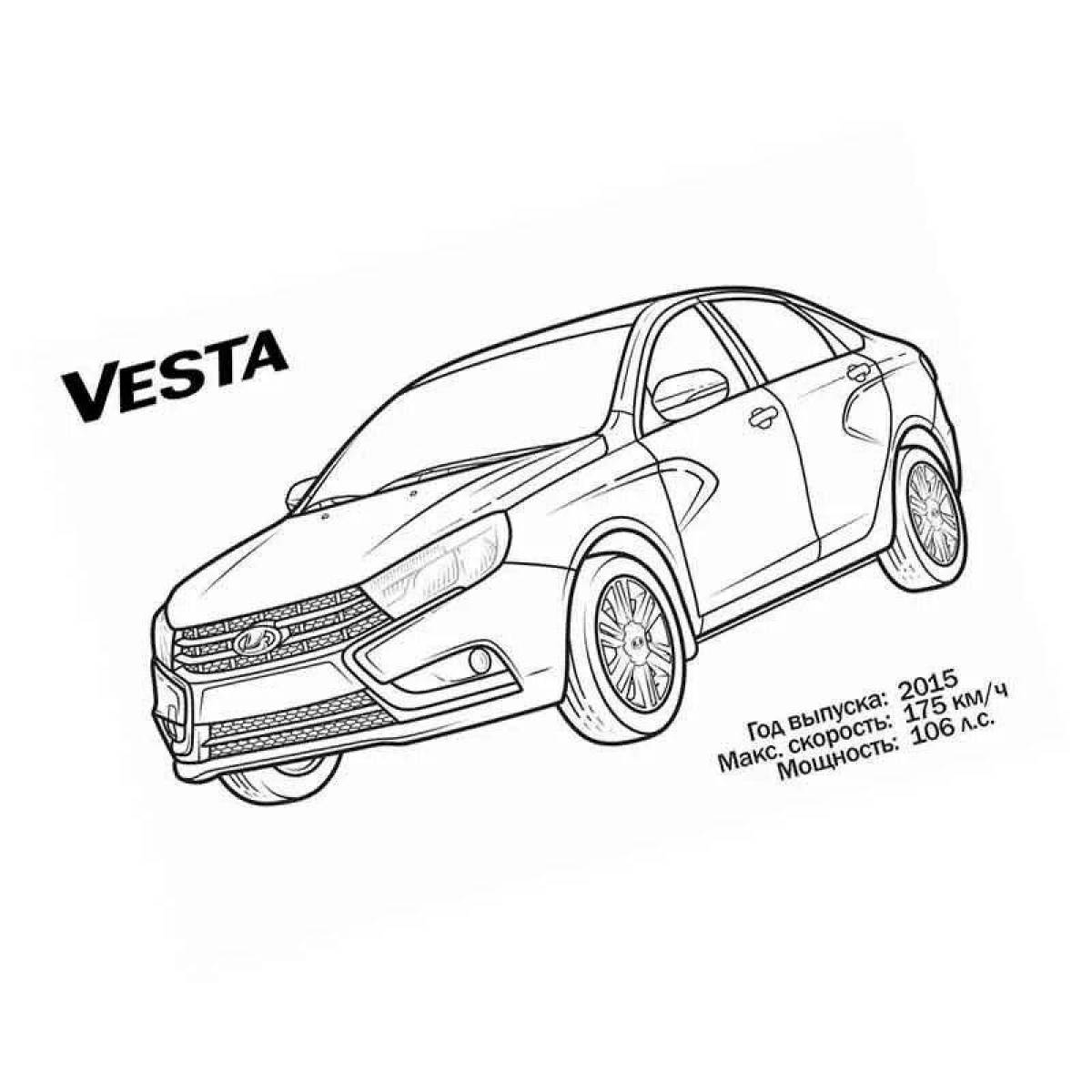 Vesta charming coloring book