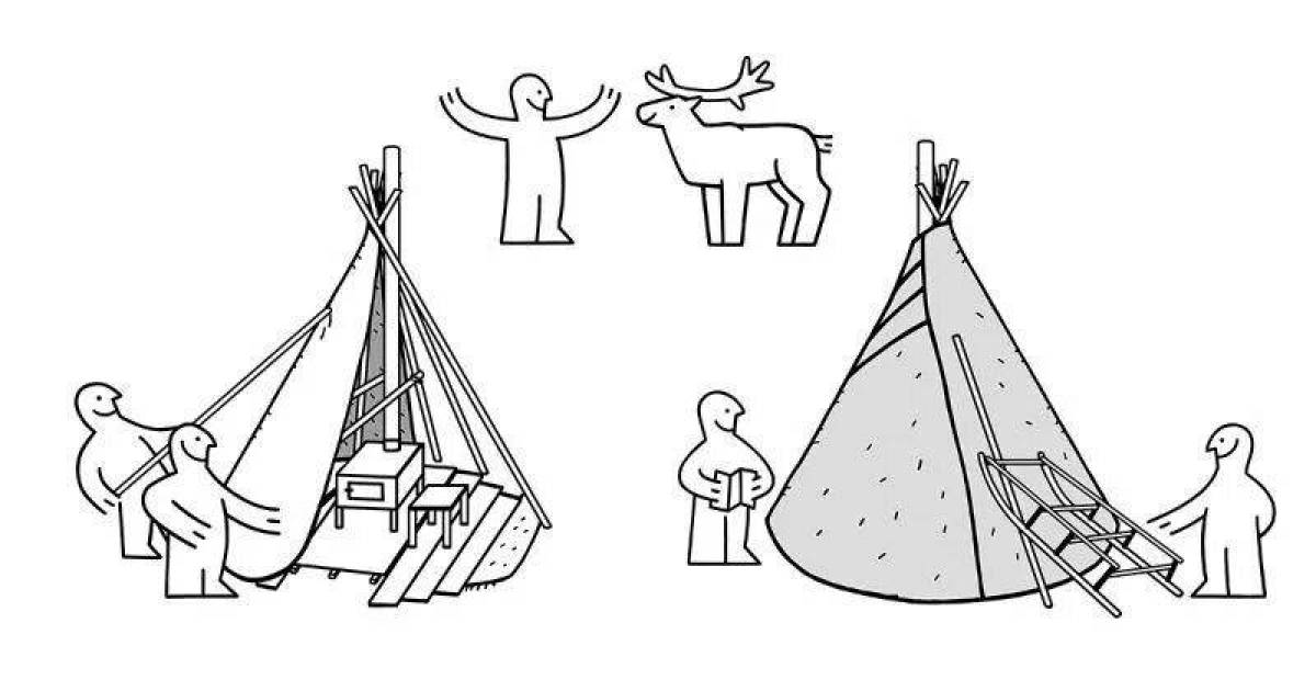 Attractive cham coloring