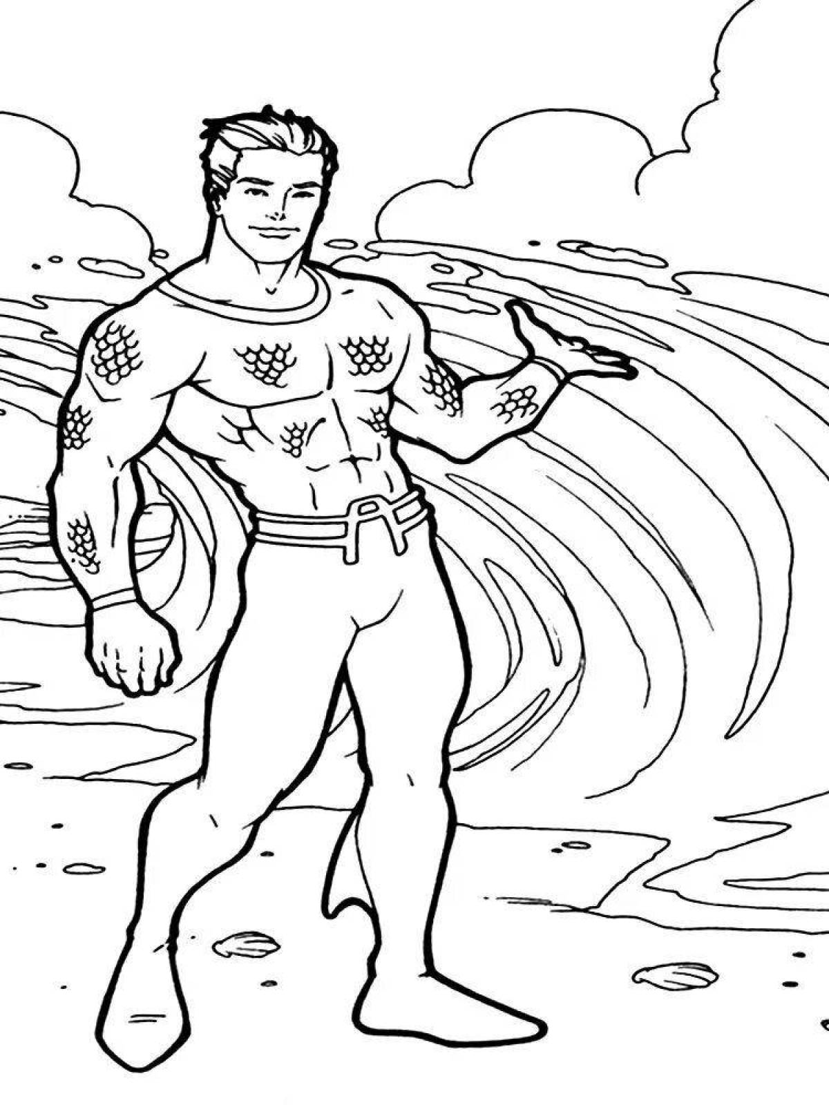 Aquaman big coloring book