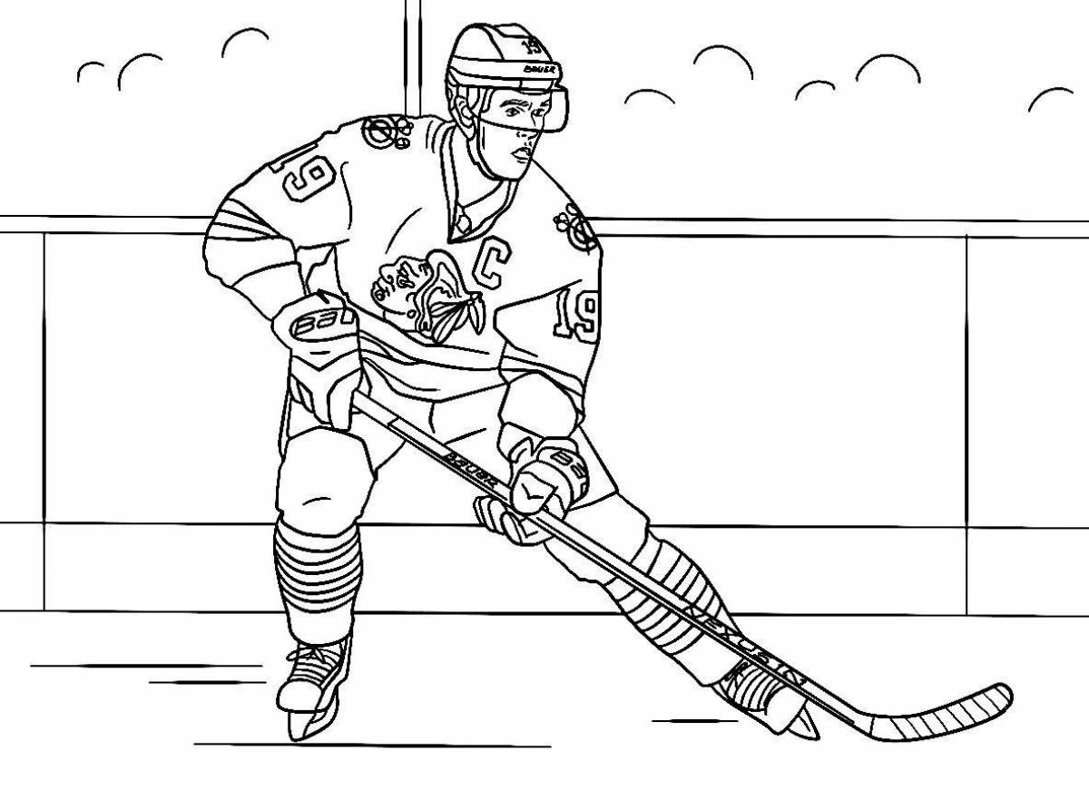 Dynamic youth team coloring page