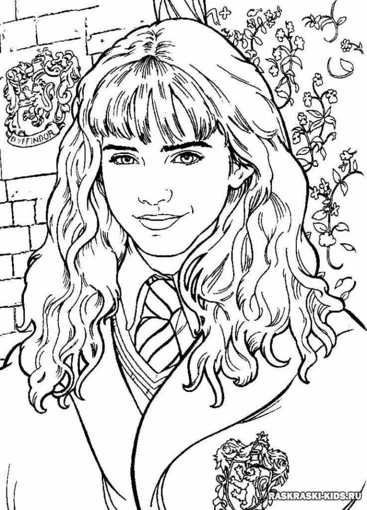 Fabulous harry coloring page