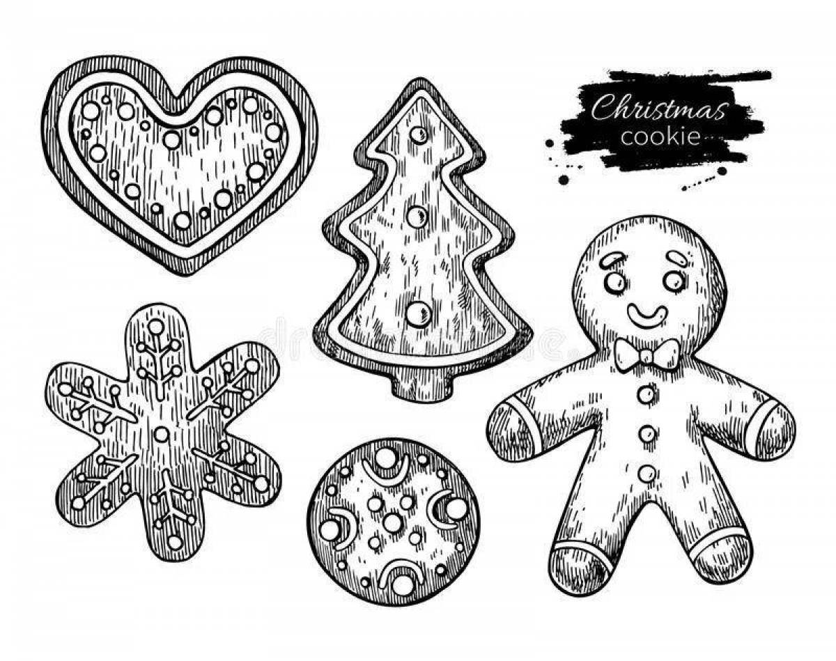 Gingerbread Hazelnut Coloring Page