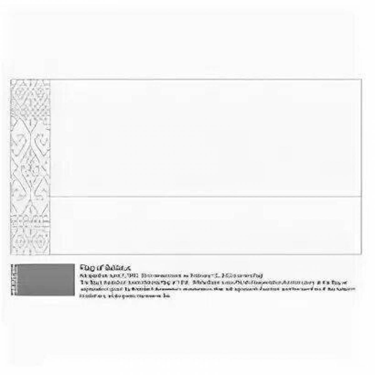 Dazzling flag of belarus