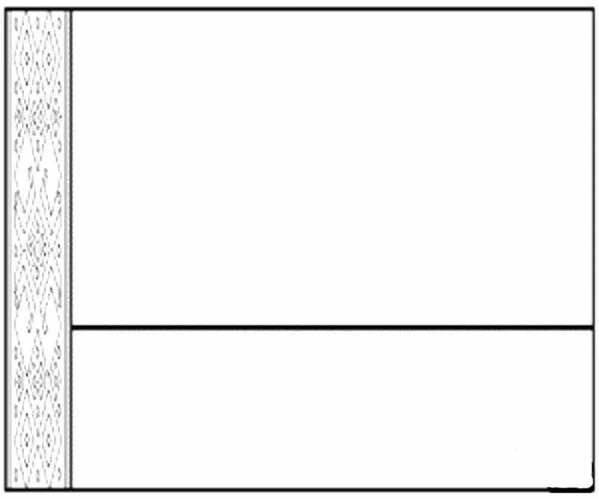 Colorful flag of belarus