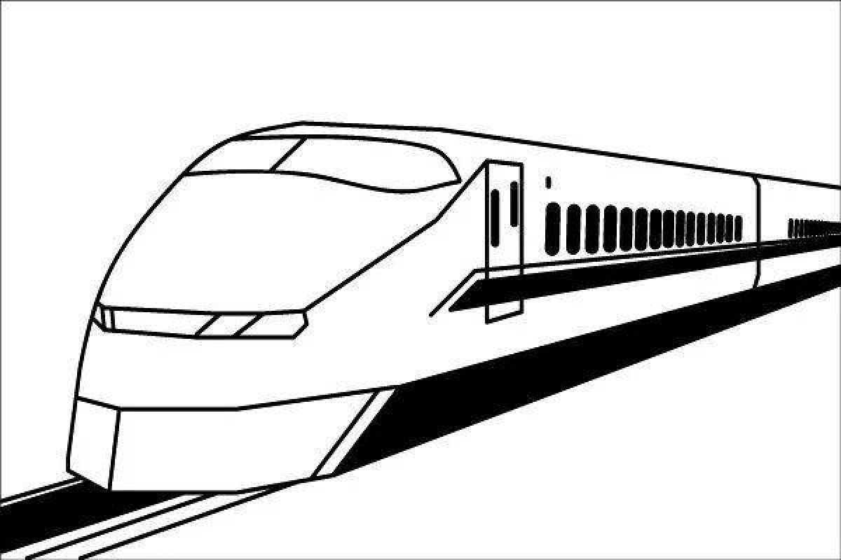 Drawing trains. Сапсан поезд разукрашка. Скоростной поезд раскраска. Раскраска Сапсан поезд. Скоростной поезд раскраска для детей.