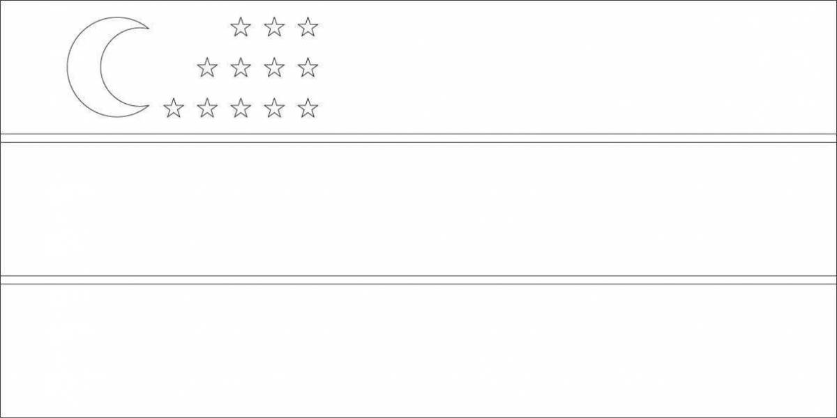 Как рисовать флаг узбекистана
