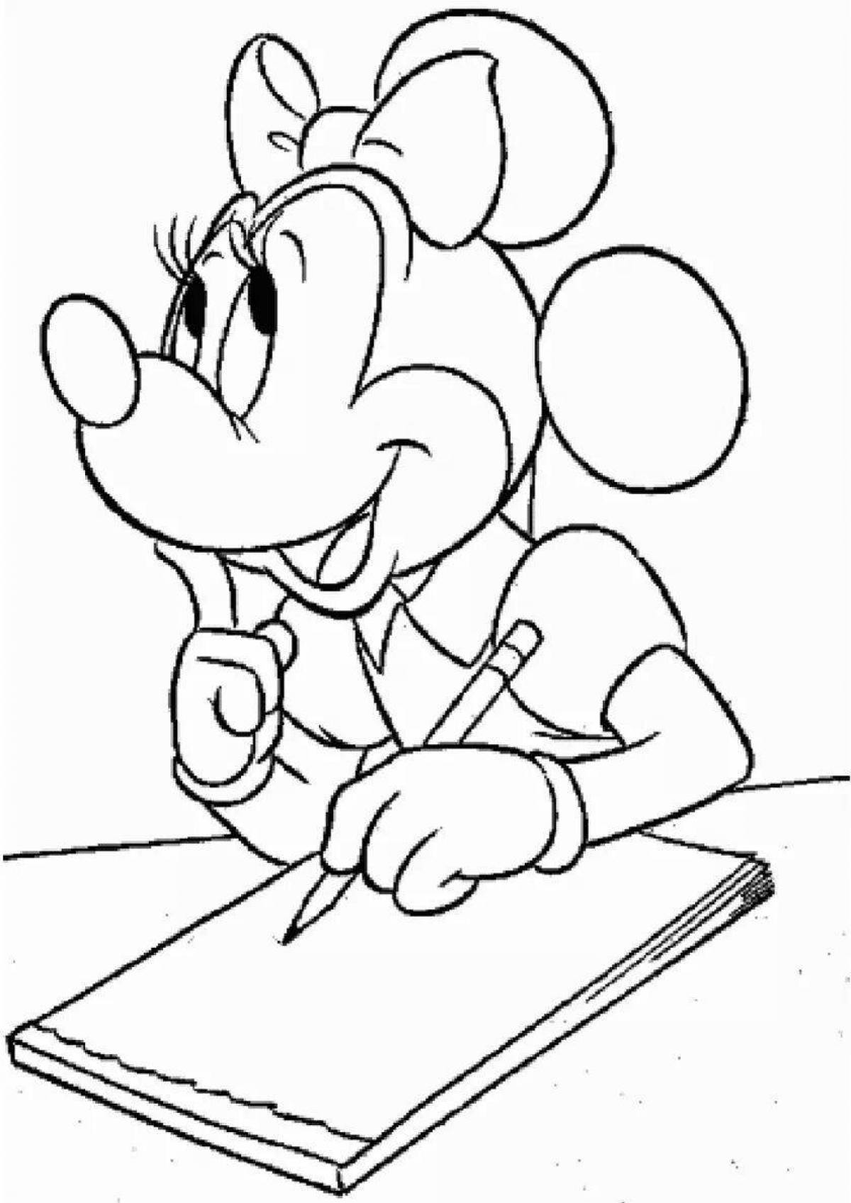 Coloring book amazing cartoon characters