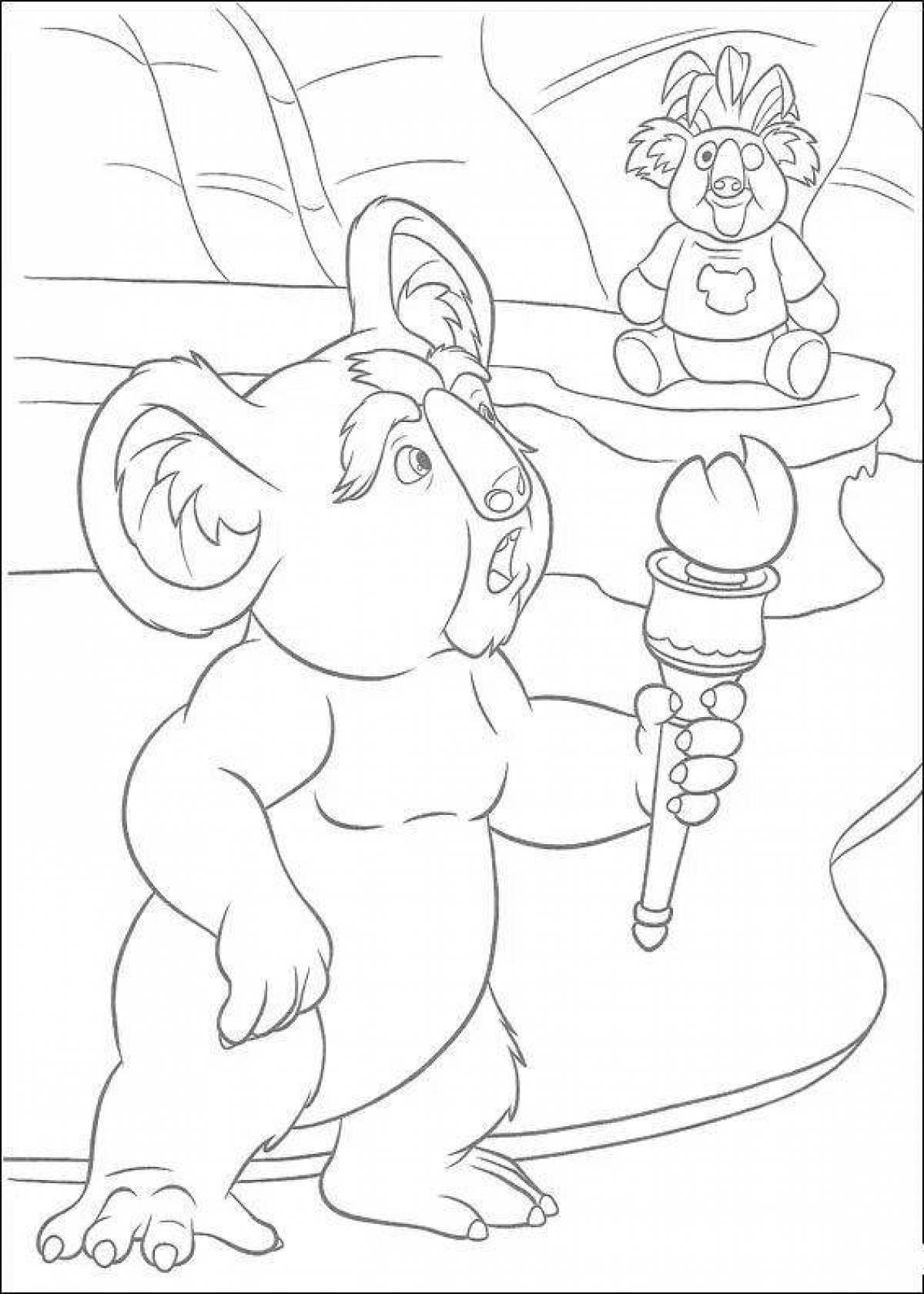 Dynamic Grand Adventure coloring page
