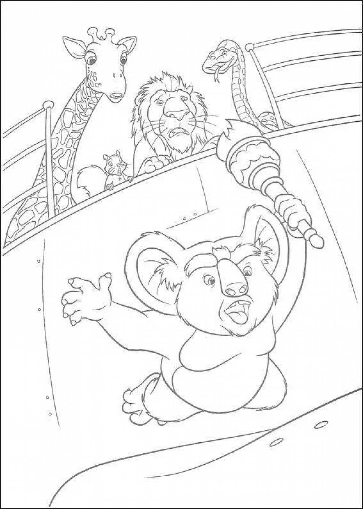 Great adventure coloring page