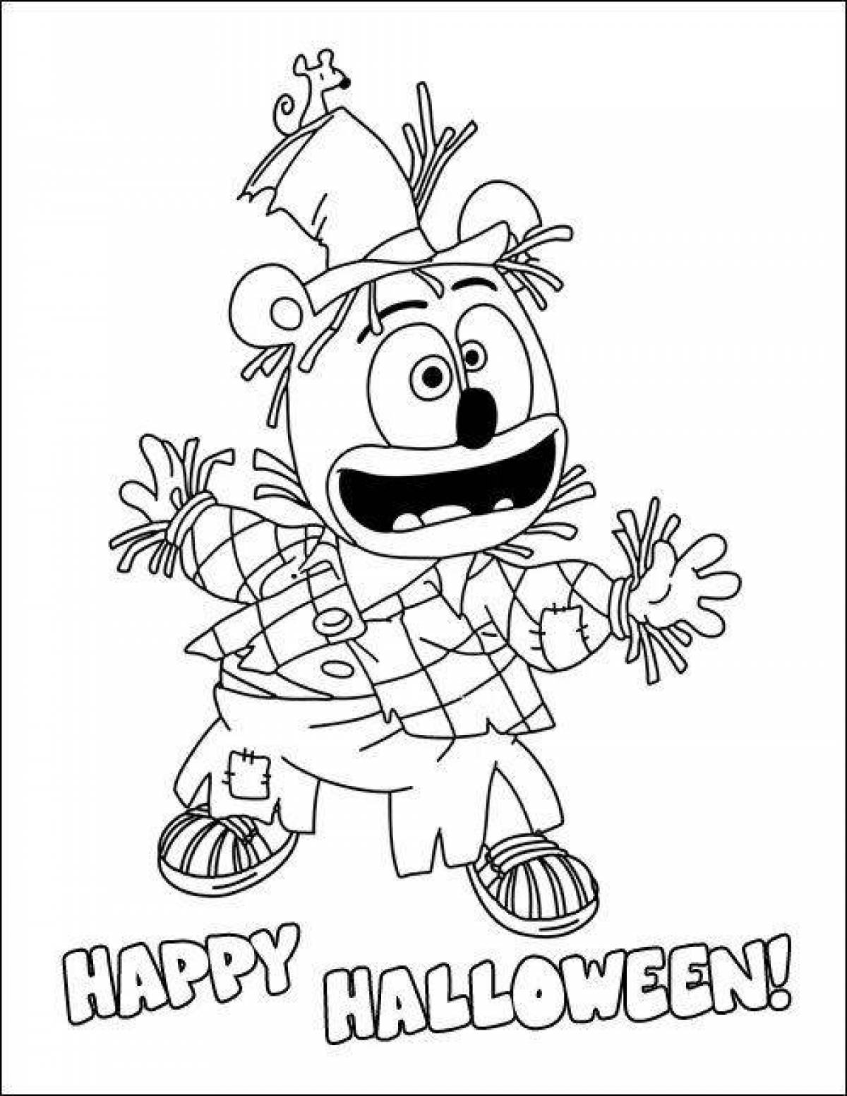 Adorable Humber Bear Coloring Page