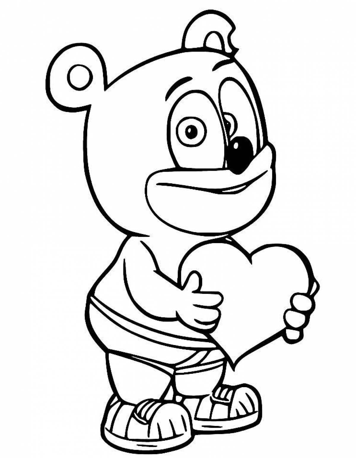 Humber bear coloring page