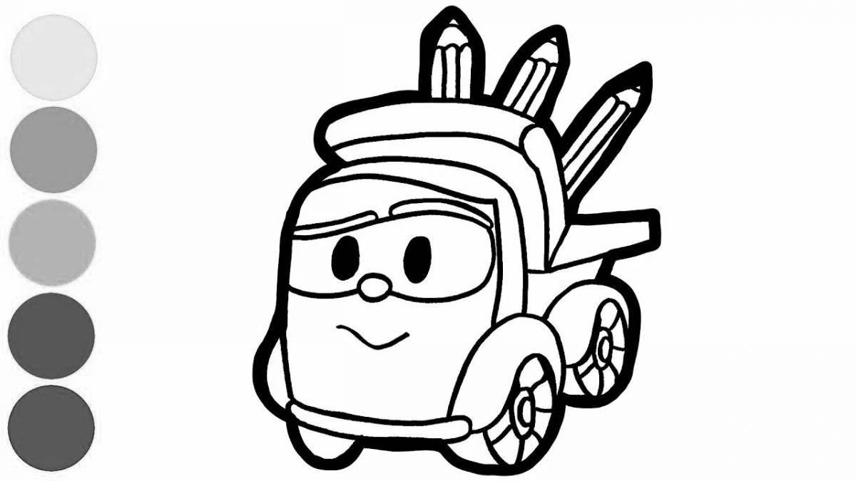 Regal lev truck coloring page