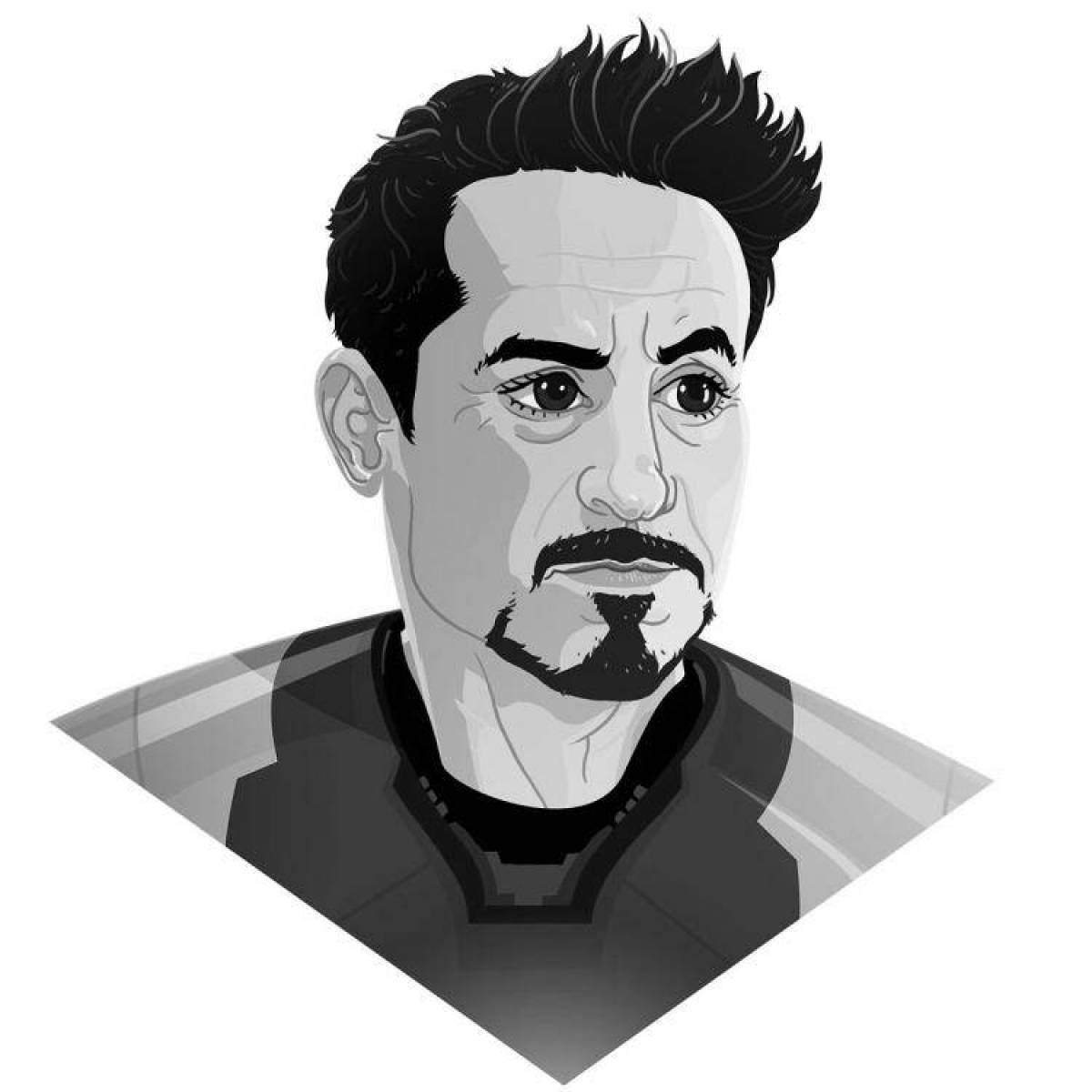 Tony stark's awesome coloring book