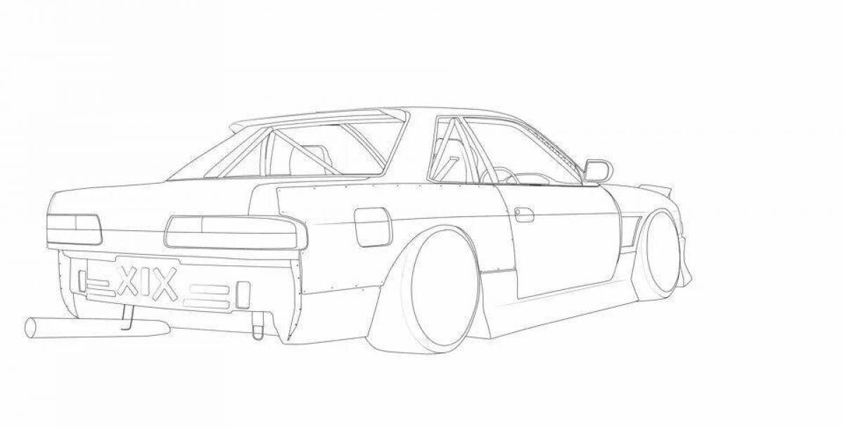Toyota mark 2 awesome coloring book
