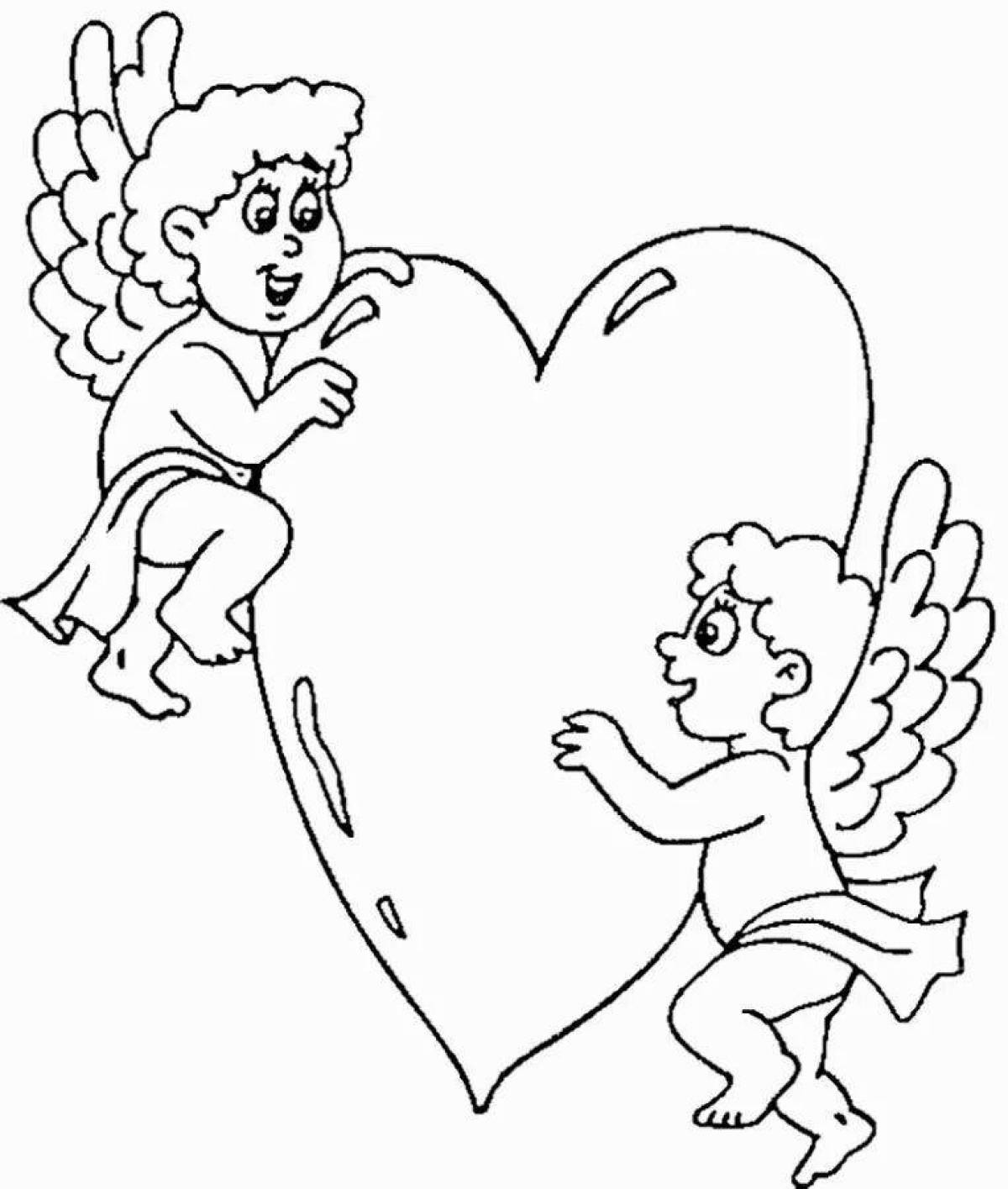 Soulful valentines coloring book