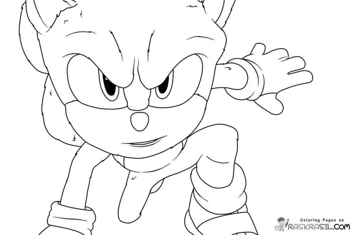 Radiant coloring sonic