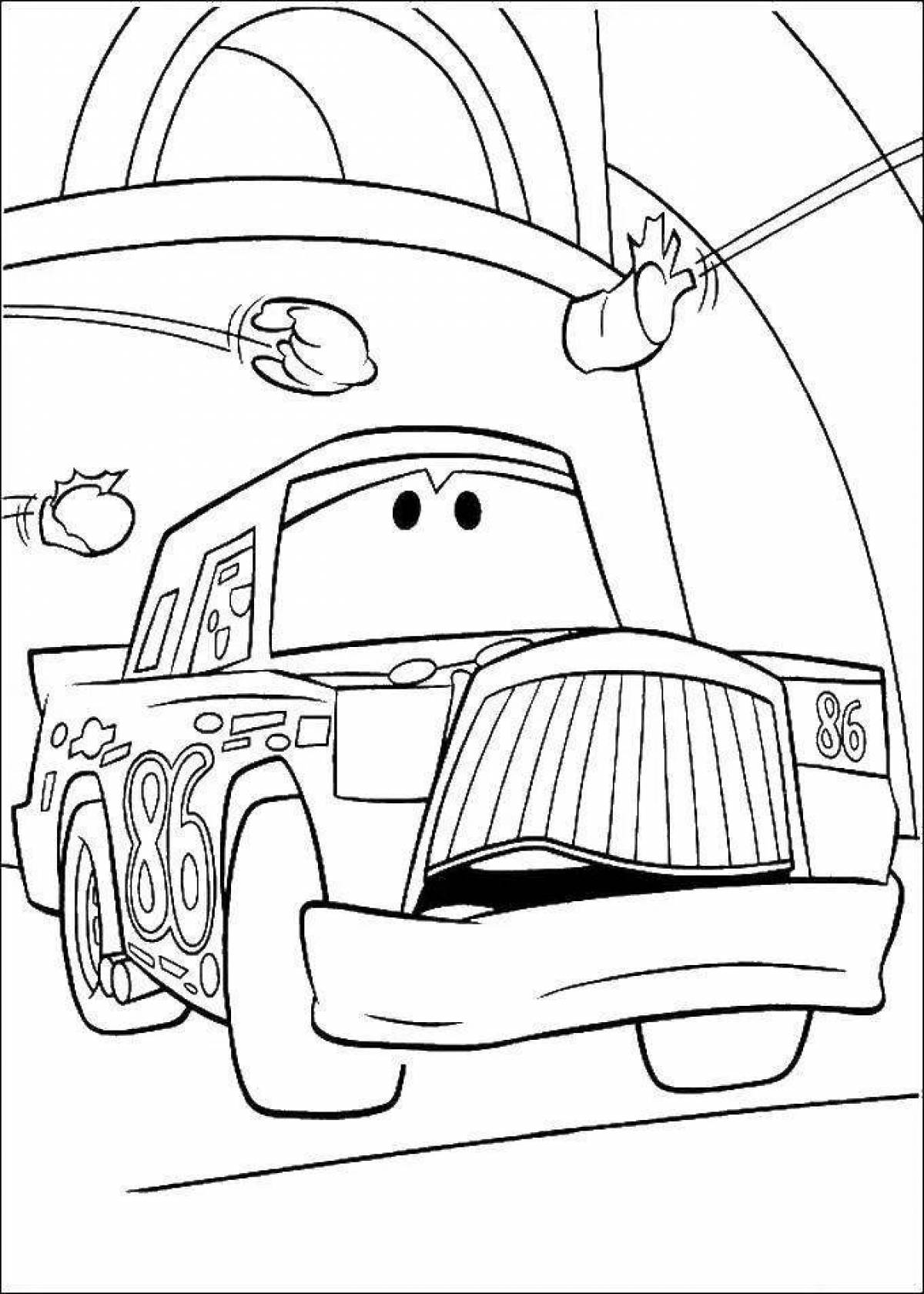 Coloring page playful chico hicks