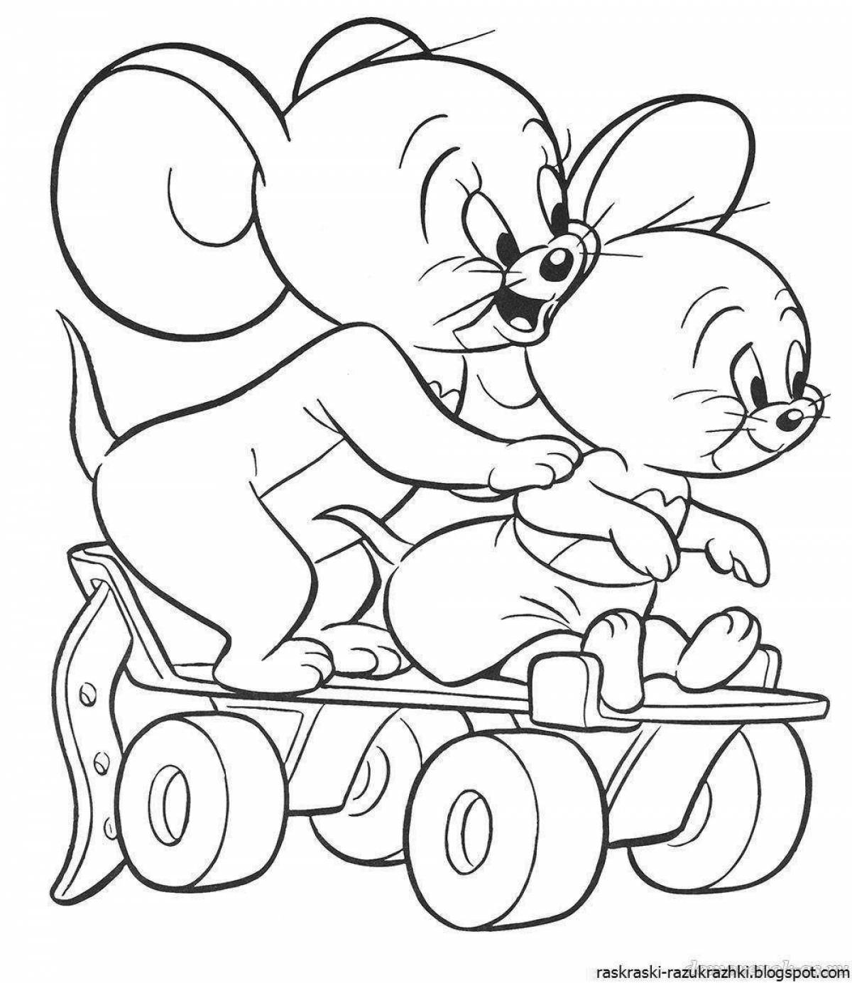 A fascinating coloring game playing ru for children 6-7 years old