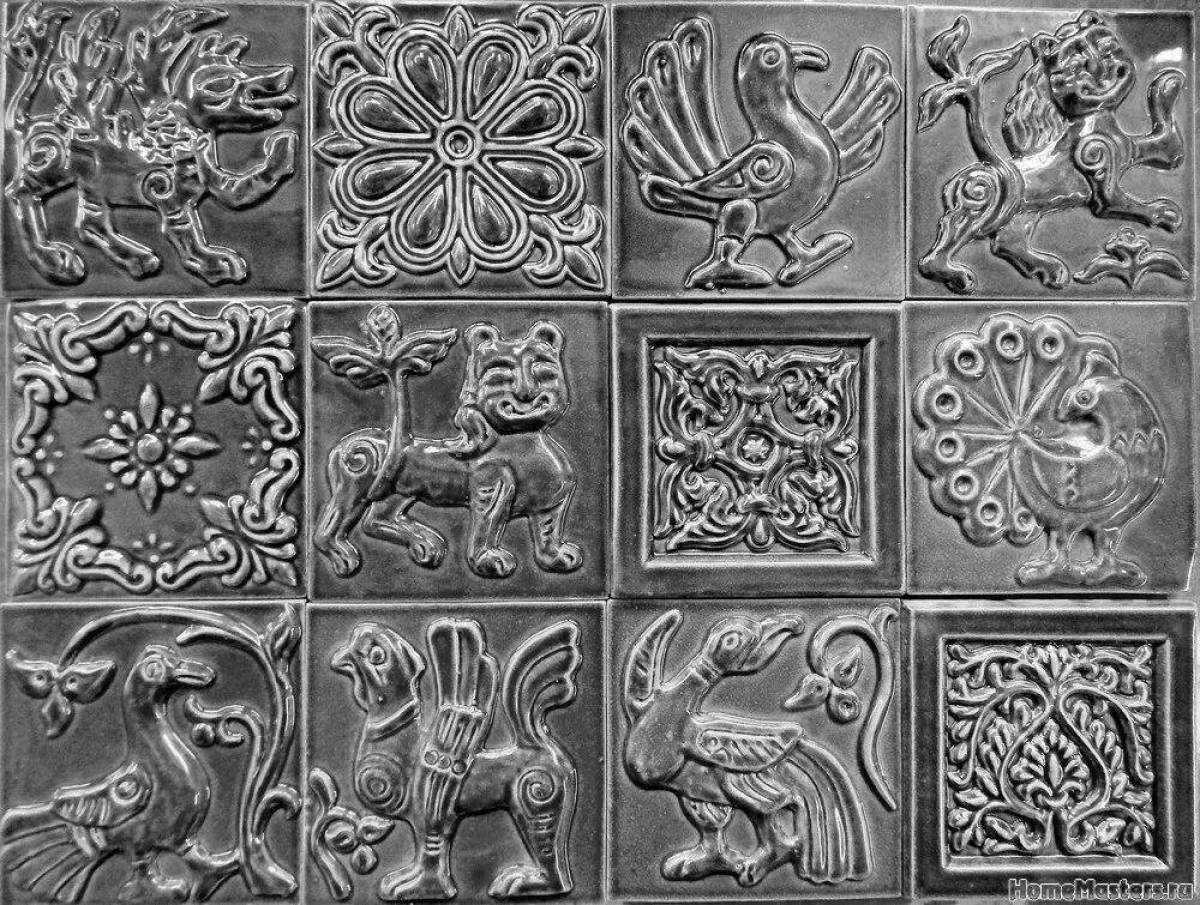 Bold handmade ceramic tiles