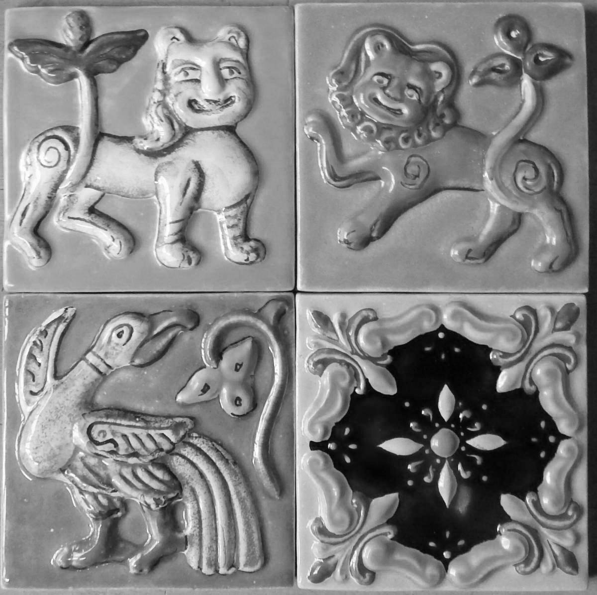 Stylish handmade ceramic tiles