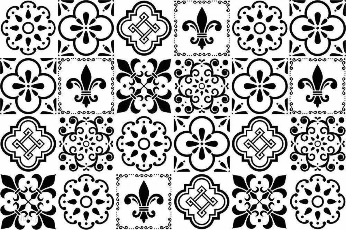 Handmade dazzling ceramic tiles
