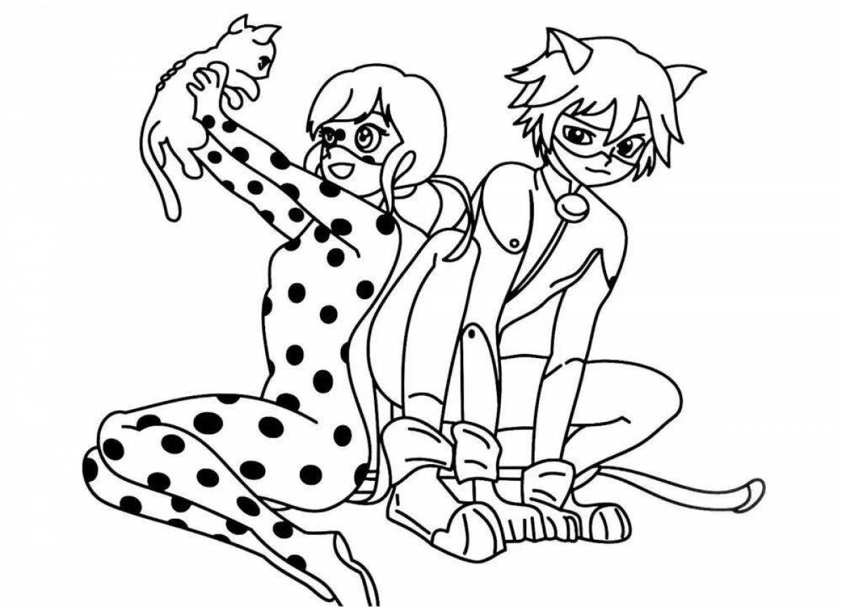 Dynamic ladybug and super cat all heroes