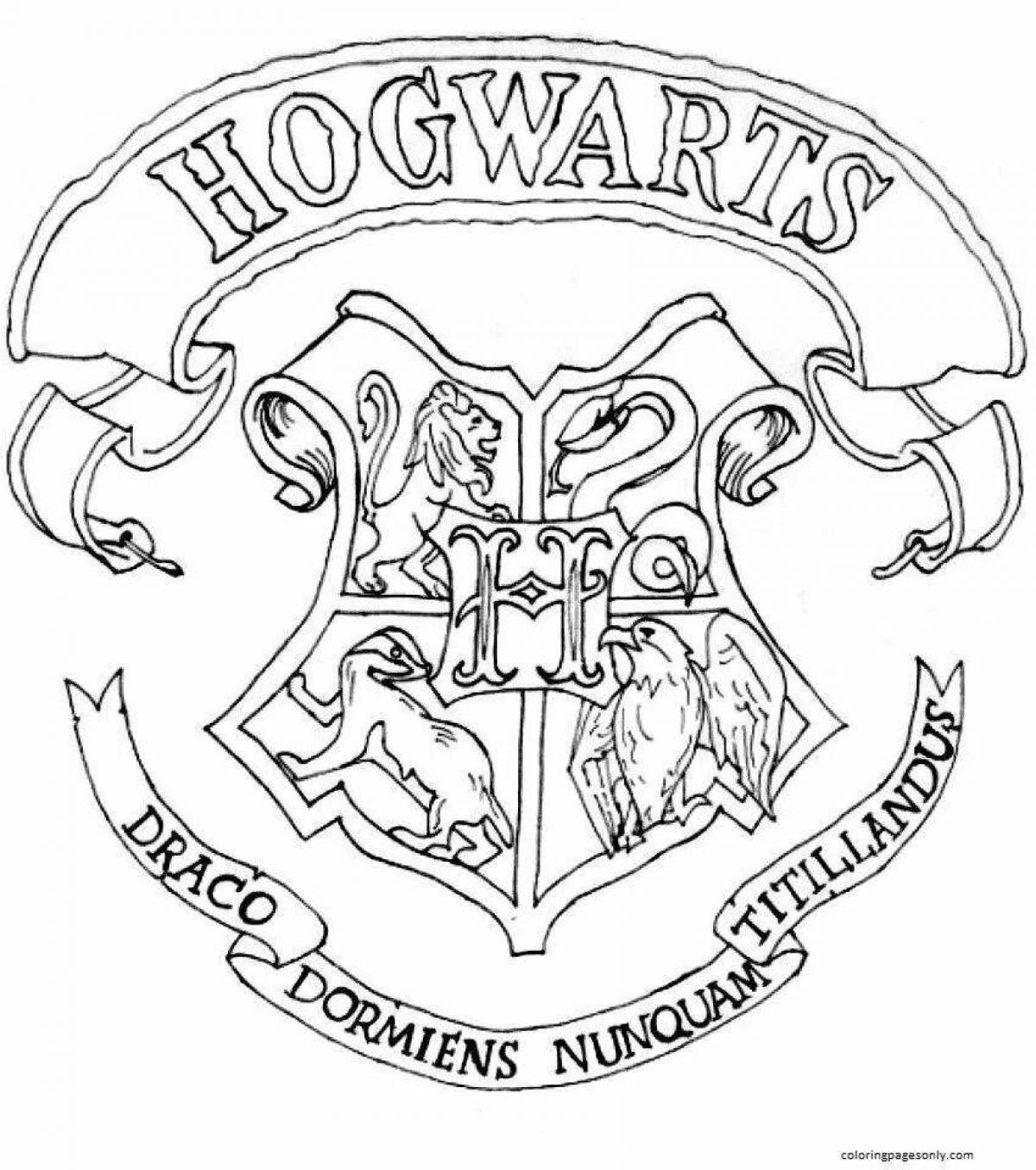 Great Gryffindor coloring page