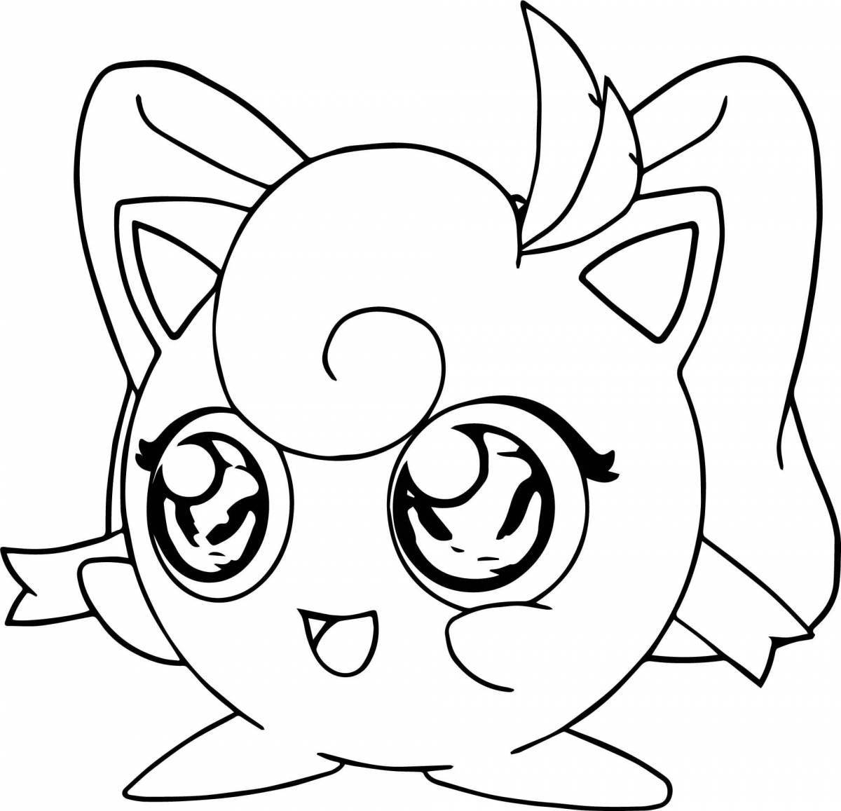 Adorable squick coloring page
