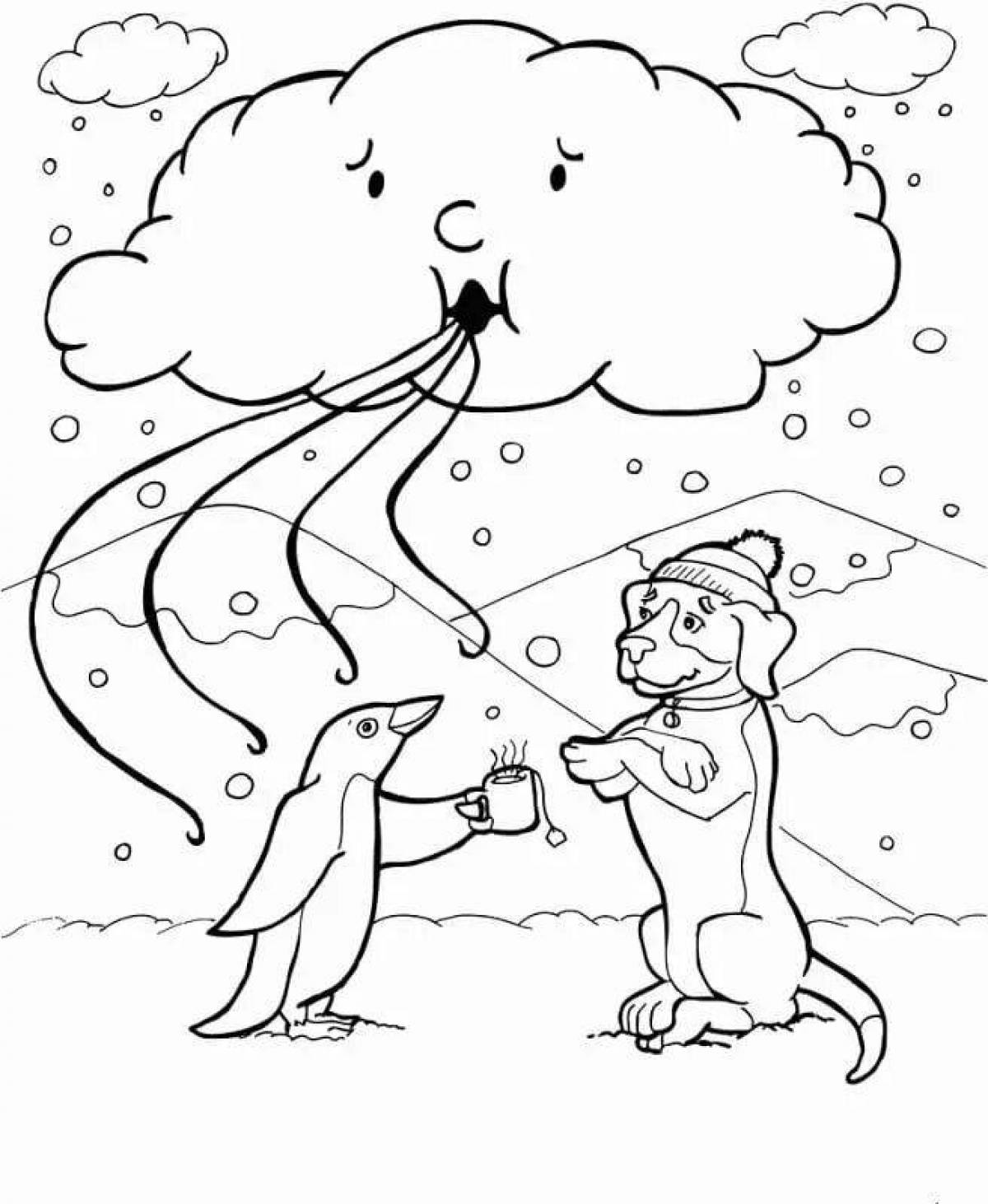 Shiny wind coloring page